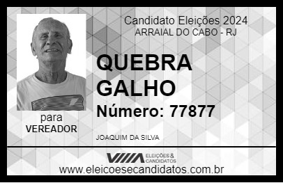 Candidato QUEBRA GALHO 2024 - ARRAIAL DO CABO - Eleições