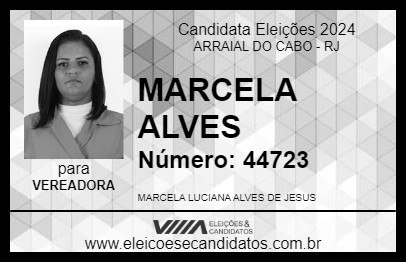 Candidato MARCELA ALVES 2024 - ARRAIAL DO CABO - Eleições