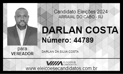 Candidato DARLAN COSTA 2024 - ARRAIAL DO CABO - Eleições