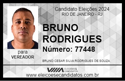 Candidato BRUNO RODRIGUES 2024 - RIO DE JANEIRO - Eleições