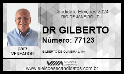 Candidato DR GILBERTO 2024 - RIO DE JANEIRO - Eleições