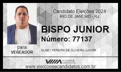 Candidato BISPO JUNIOR 2024 - RIO DE JANEIRO - Eleições