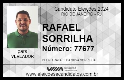 Candidato RAFAEL SORRILHA 2024 - RIO DE JANEIRO - Eleições