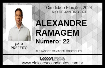 Candidato ALEXANDRE RAMAGEM 2024 - RIO DE JANEIRO - Eleições