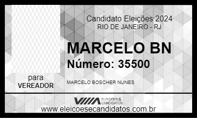 Candidato MARCELO BN 2024 - RIO DE JANEIRO - Eleições