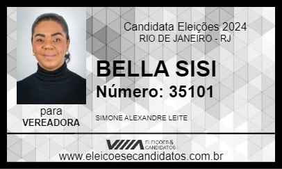 Candidato BELLA SISI 2024 - RIO DE JANEIRO - Eleições