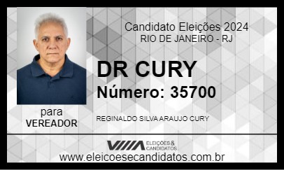 Candidato DR CURY 2024 - RIO DE JANEIRO - Eleições