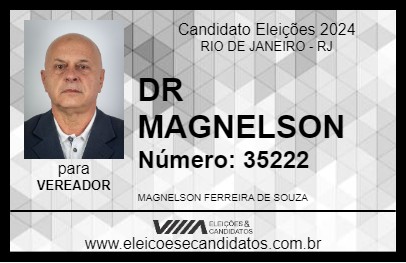 Candidato DR MAGNELSON 2024 - RIO DE JANEIRO - Eleições