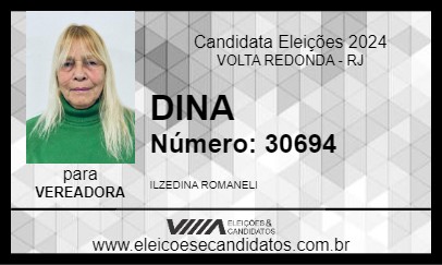 Candidato DINA 2024 - VOLTA REDONDA - Eleições