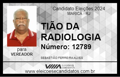 Candidato TIÃO DA RADIOLOGIA 2024 - MARICÁ - Eleições