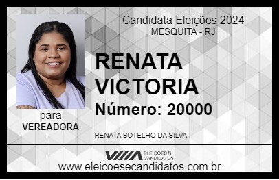 Candidato RENATA VICTORIA 2024 - MESQUITA - Eleições