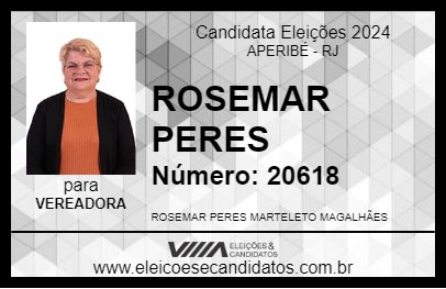 Candidato ROSEMAR PERES 2024 - APERIBÉ - Eleições