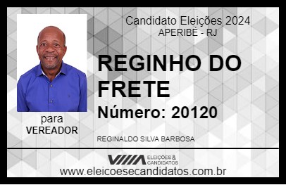 Candidato REGINHO DO FRETE 2024 - APERIBÉ - Eleições