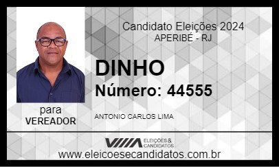 Candidato DINHO 2024 - APERIBÉ - Eleições