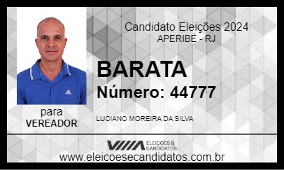 Candidato BARATA 2024 - APERIBÉ - Eleições