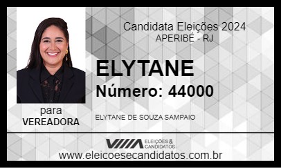 Candidato ELYTANE 2024 - APERIBÉ - Eleições