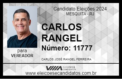 Candidato CARLOS RANGEL 2024 - MESQUITA - Eleições