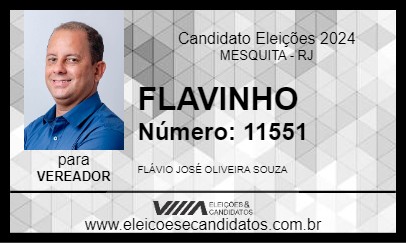 Candidato FLAVINHO 2024 - MESQUITA - Eleições