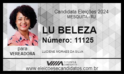 Candidato LU BELEZA 2024 - MESQUITA - Eleições