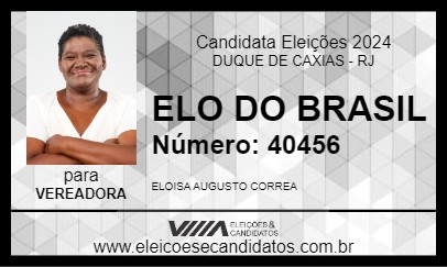 Candidato ELO DO BRASIL 2024 - DUQUE DE CAXIAS - Eleições