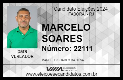 Candidato MARCELO SOARES 2024 - ITABORAÍ - Eleições