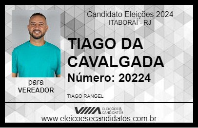 Candidato TIAGO DA CAVALGADA 2024 - ITABORAÍ - Eleições