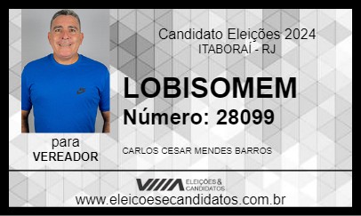 Candidato LOBISOMEM 2024 - ITABORAÍ - Eleições