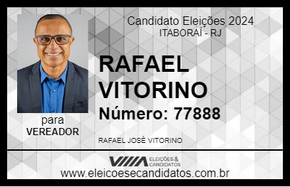 Candidato RAFAEL VITORINO 2024 - ITABORAÍ - Eleições