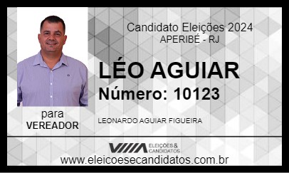 Candidato LÉO AGUIAR 2024 - APERIBÉ - Eleições