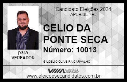 Candidato CELIO DA PONTE SECA 2024 - APERIBÉ - Eleições