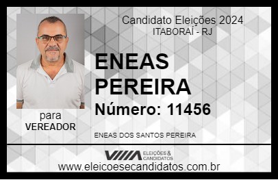 Candidato ENEAS PEREIRA 2024 - ITABORAÍ - Eleições