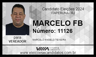 Candidato MARCELO FB 2024 - ITAPERUNA - Eleições