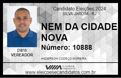 Candidato NEM DA CIDADE NOVA 2024 - SILVA JARDIM - Eleições