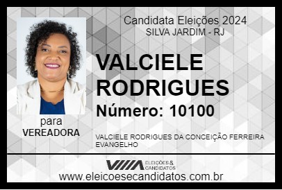 Candidato VALCIELE RODRIGUES 2024 - SILVA JARDIM - Eleições