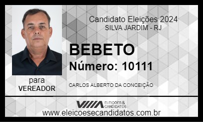 Candidato BEBETO 2024 - SILVA JARDIM - Eleições