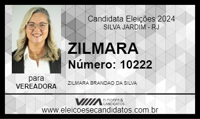 Candidato ZILMARA 2024 - SILVA JARDIM - Eleições