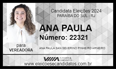 Candidato PAULINHA 2024 - PARAÍBA DO SUL - Eleições