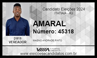 Candidato AMARAL 2024 - ITATIAIA - Eleições