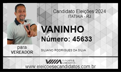 Candidato VANINHO 2024 - ITATIAIA - Eleições