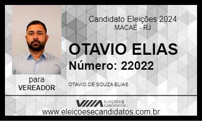 Candidato OTAVIO ELIAS 2024 - MACAÉ - Eleições