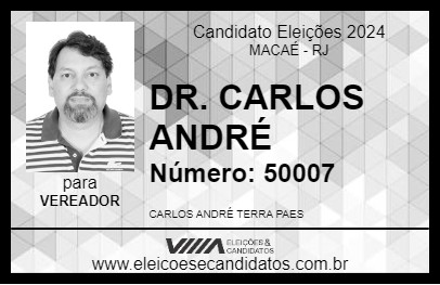 Candidato DR. CARLOS ANDRÉ 2024 - MACAÉ - Eleições