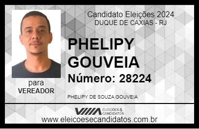 Candidato FELIPE FERRARI 2024 - DUQUE DE CAXIAS - Eleições