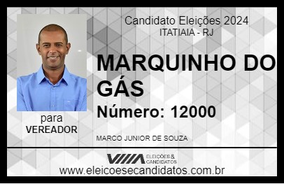 Candidato MARQUINHO DO GÁS 2024 - ITATIAIA - Eleições