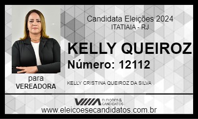 Candidato KELLY QUEIROZ 2024 - ITATIAIA - Eleições