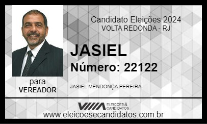 Candidato JASIEL 2024 - VOLTA REDONDA - Eleições