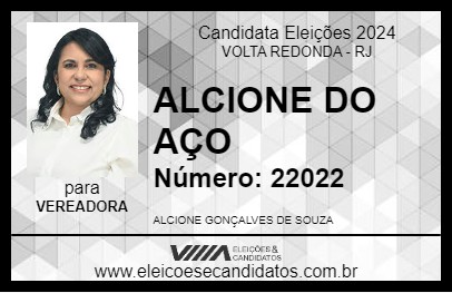 Candidato ALCIONE DO AÇO 2024 - VOLTA REDONDA - Eleições