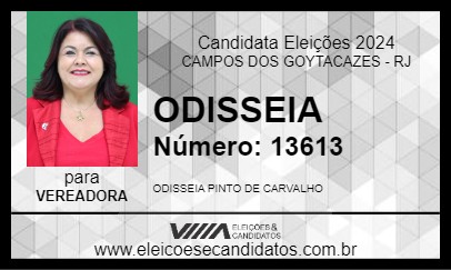 Candidato ODISSEIA 2024 - CAMPOS DOS GOYTACAZES - Eleições