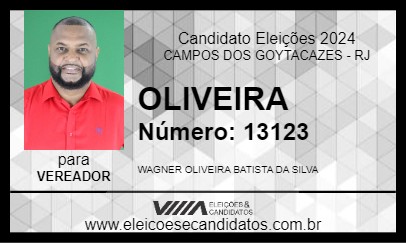 Candidato OLIVEIRA 2024 - CAMPOS DOS GOYTACAZES - Eleições