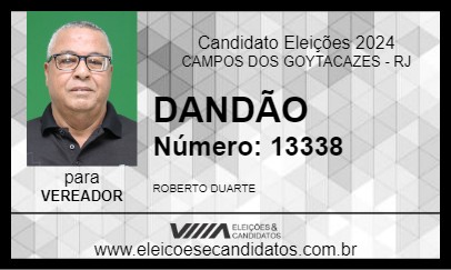 Candidato DANDÃO 2024 - CAMPOS DOS GOYTACAZES - Eleições