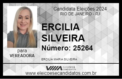 Candidato ERCILIA SILVEIRA 2024 - RIO DE JANEIRO - Eleições